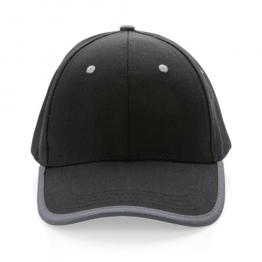 Logotrade promotional item picture of: Impact AWARE™ Brushed rcotton 6 panel contrast cap 280gr
