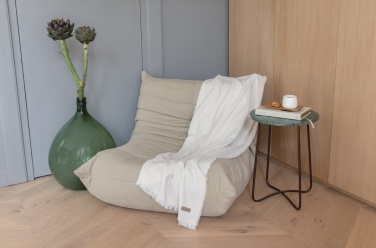 Logo trade promotional giveaways image of: Ukiyo Aware™ Polylana® woven blanket 130x150cm