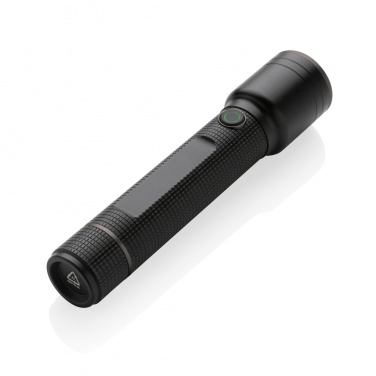 Logotrade promotional gift image of: Gear X RCS recycled aluminum USB-rechargeable torch large