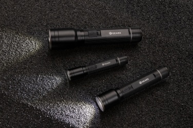 Logotrade promotional merchandise photo of: Gear X RCS recycled aluminum USB-rechargeable torch large
