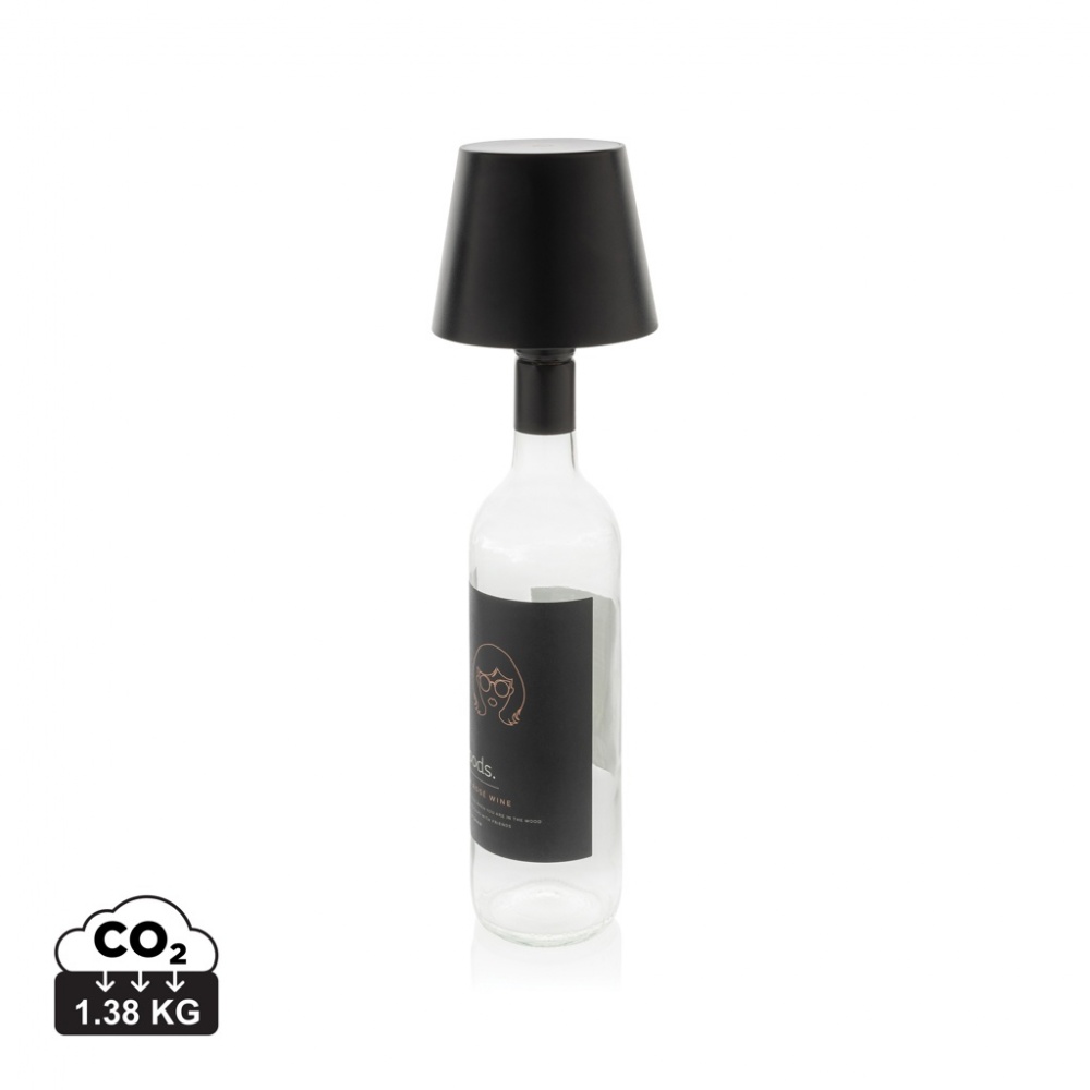 Logo trade advertising products image of: BottleGlow RCS recycled plastic bottle lamp