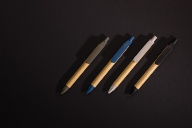 Logo trade promotional item photo of: Write responsible recycled paper barrel pen