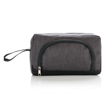 Logo trade promotional gifts image of: Classic two tone toiletry bag