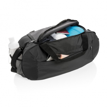 Logotrade promotional item picture of: Impact AWARE™ RPET modern sports duffel