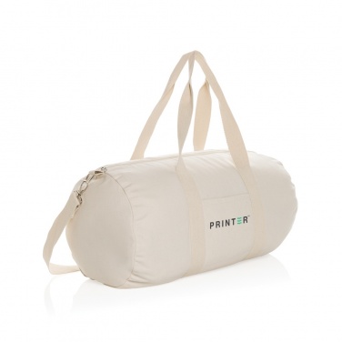 Logotrade promotional merchandise picture of: Impact Aware™ 285gsm rcanvas duffel bag undyed