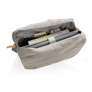 Logotrade promotional items photo of: Canvas laptop bag PVC free