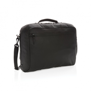 Logo trade business gifts image of: Fashion black 15.6" laptop bag PVC free