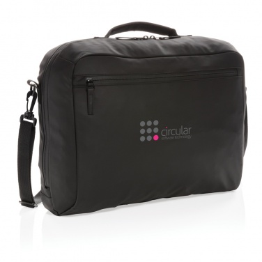 Logotrade promotional item picture of: Fashion black 15.6" laptop bag PVC free