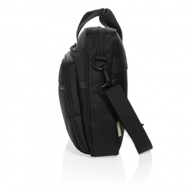 Logotrade advertising product image of: Swiss Peak RPET Voyager RFID 15.6" laptop bag