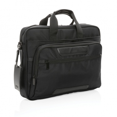 Logo trade promotional giveaway photo of: Swiss Peak AWARE™ RPET Voyager 15.6" laptop bag