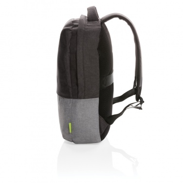 Logotrade advertising products photo of: Duo colour RPET 15.6" RFID laptop backpack PVC free