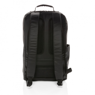 Logo trade corporate gift photo of: Fashion black 15.6" laptop backpack PVC free