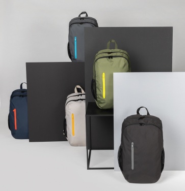 Logo trade corporate gifts image of: Impact AWARE™ 300D RPET casual backpack