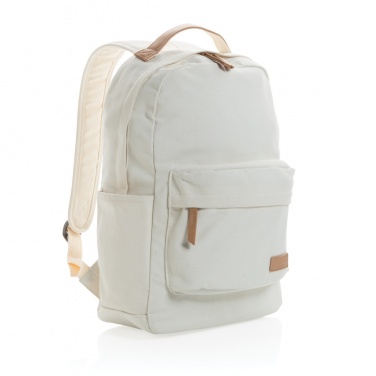 Logo trade promotional products image of: Impact AWARE™ 16 oz. recycled canvas backpack