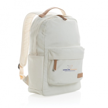 Logo trade advertising products image of: Impact AWARE™ 16 oz. recycled canvas backpack