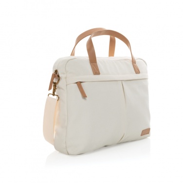 Logotrade promotional products photo of: Impact AWARE™ 16 oz. recycled canvas laptop bag