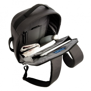 Logotrade promotional gifts photo of: Impact AWARE™ RPET anti-theft 15.6" laptop backpack