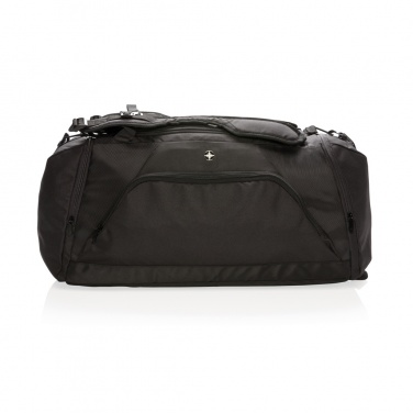 Logo trade promotional item photo of: Swiss Peak RFID sports duffel & backpack