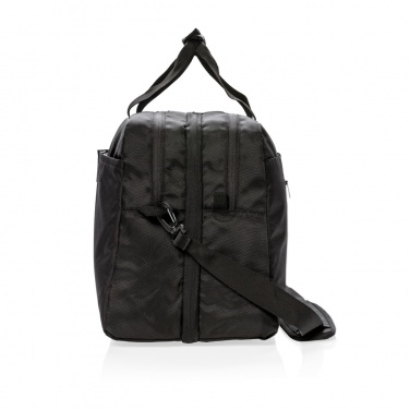 Logo trade promotional gifts picture of: Swiss Peak RFID duffle with suitcase opening