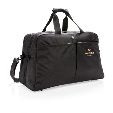 Logotrade promotional gift picture of: Swiss Peak RFID duffle with suitcase opening