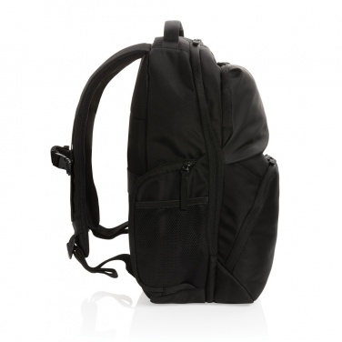 Logo trade corporate gifts picture of: Swiss Peak AWARE™ RPET 15.6 inch commuter backpack