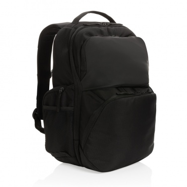 Logo trade corporate gifts picture of: Swiss Peak AWARE™ RPET 15.6 inch commuter backpack