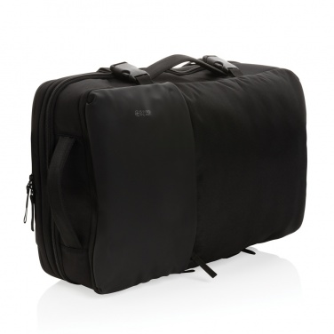 Logotrade promotional products photo of: Swiss Peak AWARE™ RPET 15.6' expandable weekend backpack