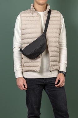 Logo trade corporate gifts image of: Crescent AWARE™ RPET half moon sling bag