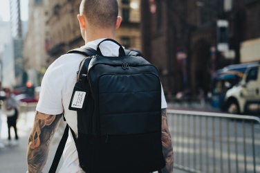 Logo trade advertising product photo of: Armond AWARE™ RPET 15.6 inch deluxe laptop backpack