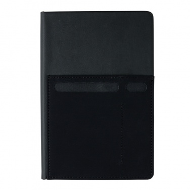 Logotrade promotional giveaway image of: A5 Deluxe notebook with smart pockets
