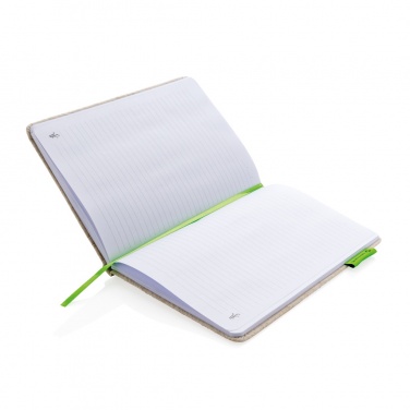 Logotrade corporate gifts photo of: A5 jute notebook