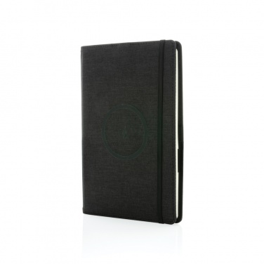 Logotrade promotional giveaways photo of: Air 5W wireless charging refillable journal cover A5
