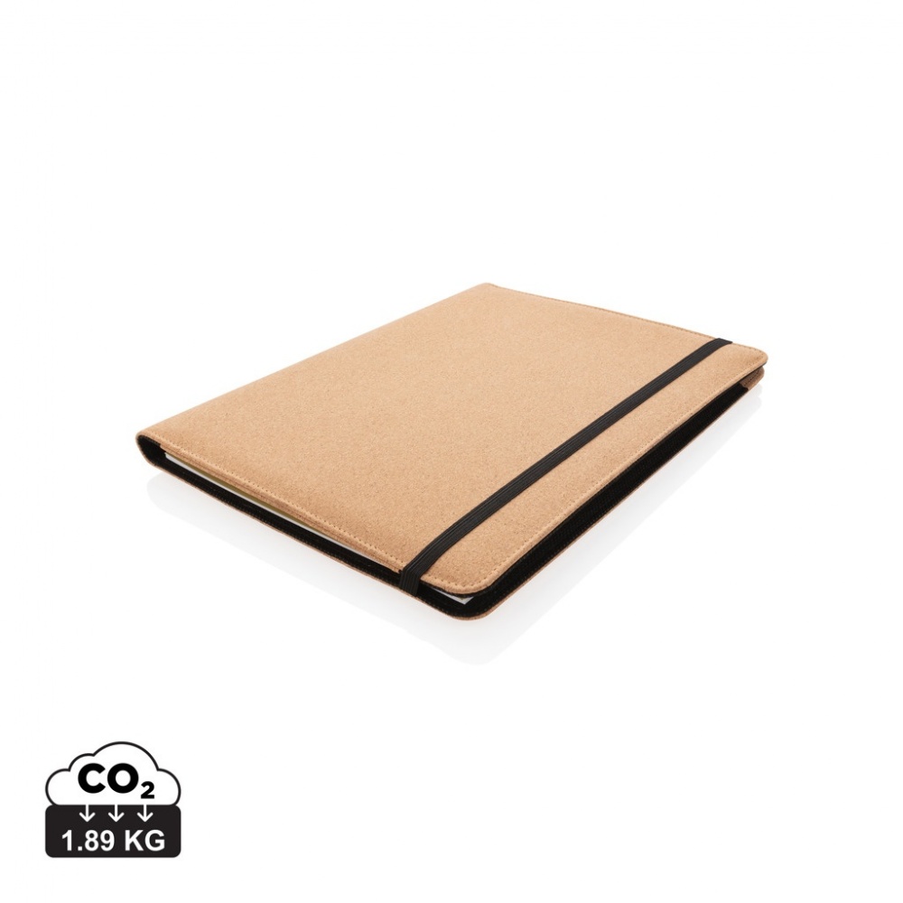 Logotrade corporate gifts photo of: Deluxe cork portfolio A4 with pen