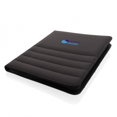 Logotrade promotional products photo of: Impact AWARE™ RPET A4 portfolio with zipper