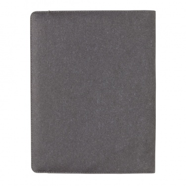 Logo trade promotional giveaway photo of: Recycled leather A4 portfolio