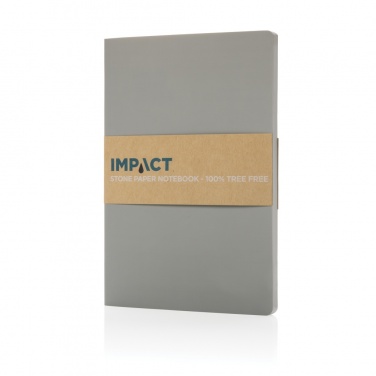 Logo trade business gift photo of: Impact softcover stone paper notebook A5