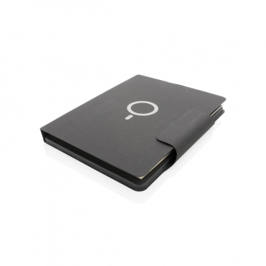 Logotrade business gift image of: Artic Magnetic 10W wireless charging A4 portfolio