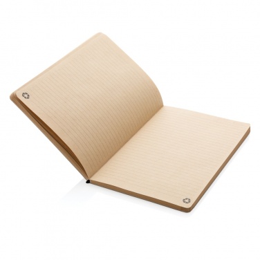 Logo trade corporate gift photo of: A5 cork & kraft notebook