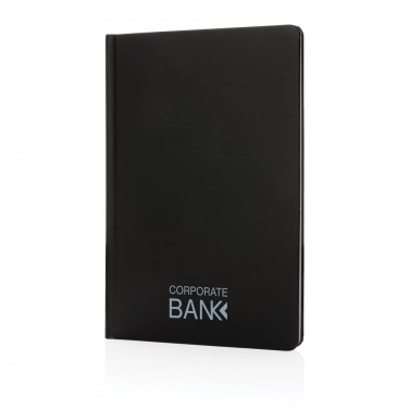 Logo trade promotional giveaway photo of: A5 Impact stone paper hardcover notebook