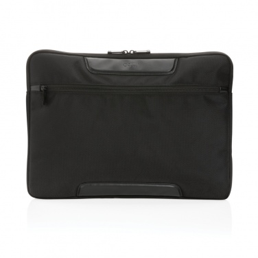 Logo trade business gifts image of: Swiss Peak AWARE™ RPET Voyager 15.6" laptop sleeve