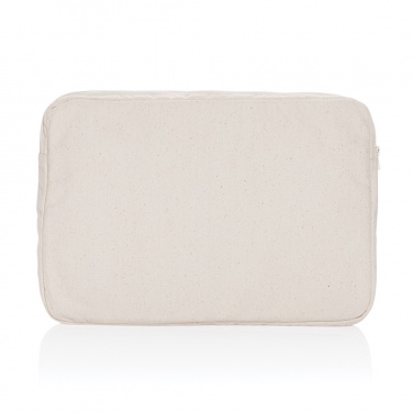 Logotrade promotional product image of: Laluka AWARE™ recycled cotton 15.6 inch laptop sleeve