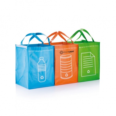 Logo trade promotional merchandise image of: 3pcs recycle waste bags