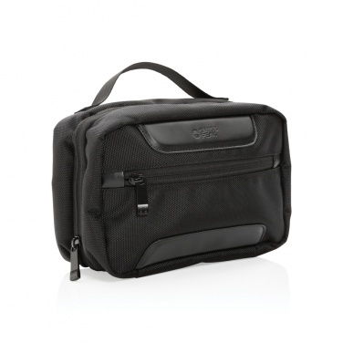 Logo trade corporate gifts picture of: Swiss Peak AWARE™ RPET Voyager toiletry bag