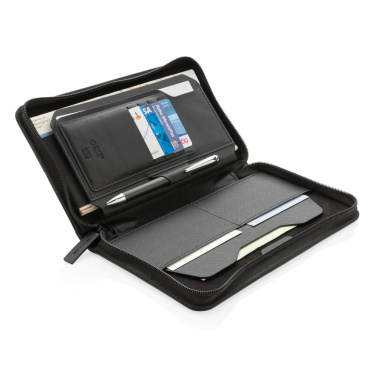 Logo trade promotional merchandise photo of: Swiss Peak Heritage RCS rPU RFID travel wallet