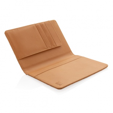 Logo trade promotional giveaways image of: Cork secure RFID passport cover