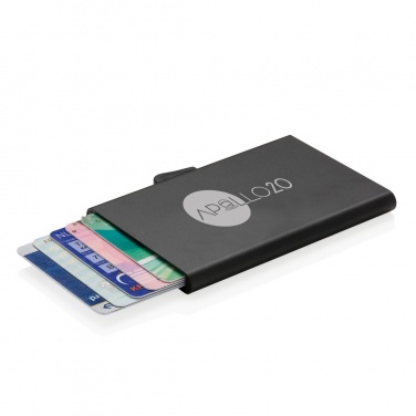 Logo trade promotional giveaways picture of: C-Secure aluminium RFID card holder
