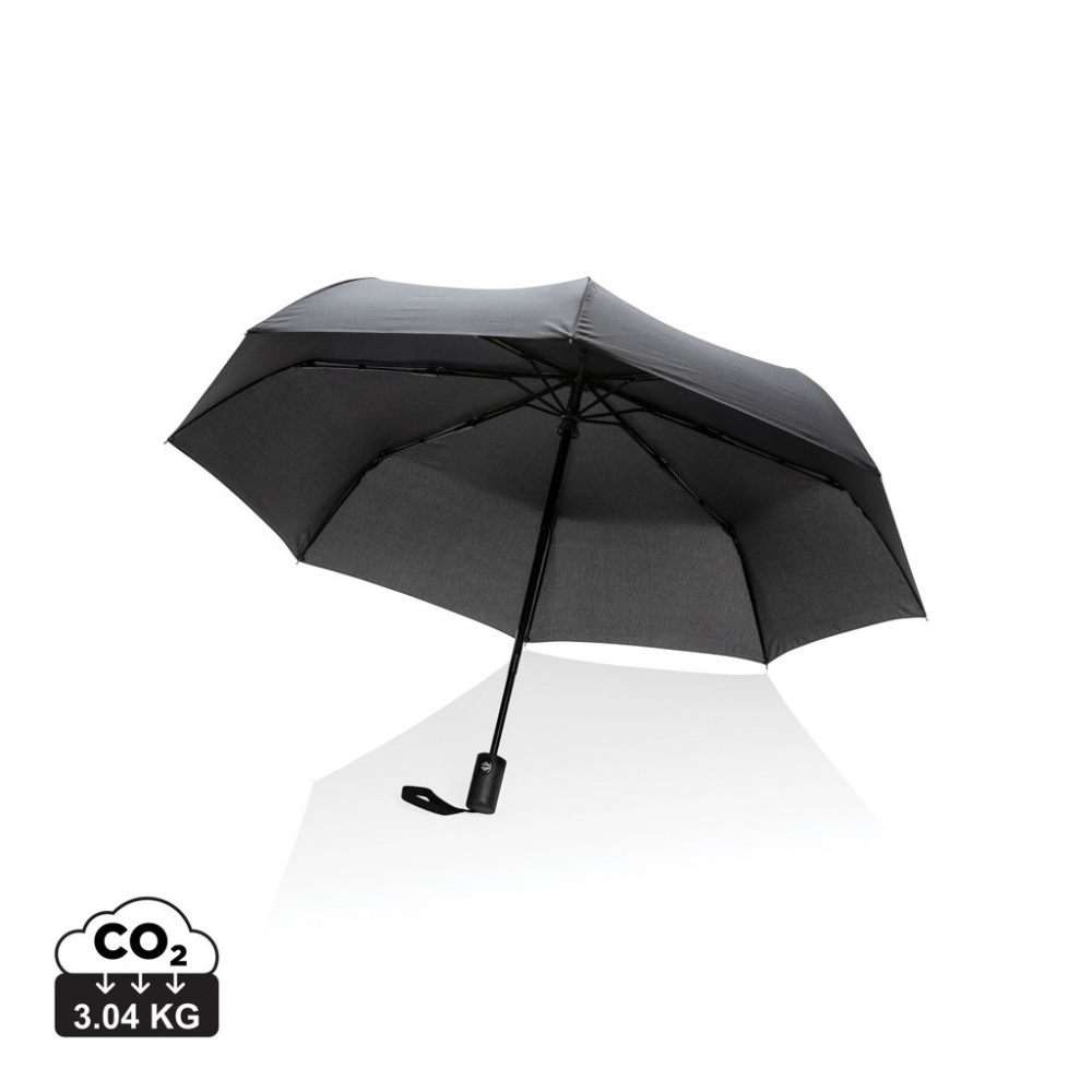 Logotrade promotional item image of: 21" Impact AWARE™ RPET 190T auto open/close umbrella