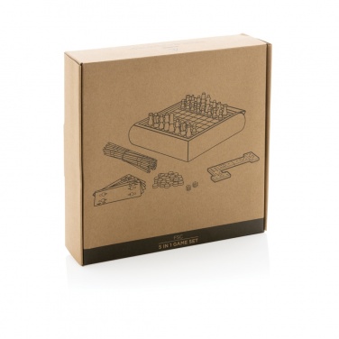 Logotrade promotional gift image of: 5 in 1 game set