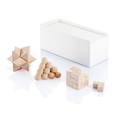 Logotrade promotional gift picture of: 3 pcs brain teaser set