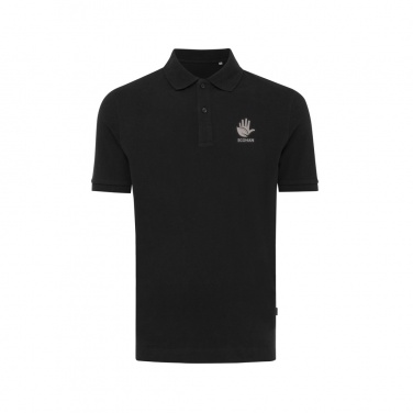 Logo trade promotional products image of: Iqoniq Yosemite recycled cotton pique polo